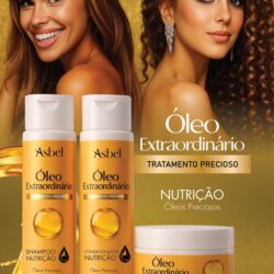 Kit Memorizador de Cachos da Asbel - Oleo Extraordinário 300GR